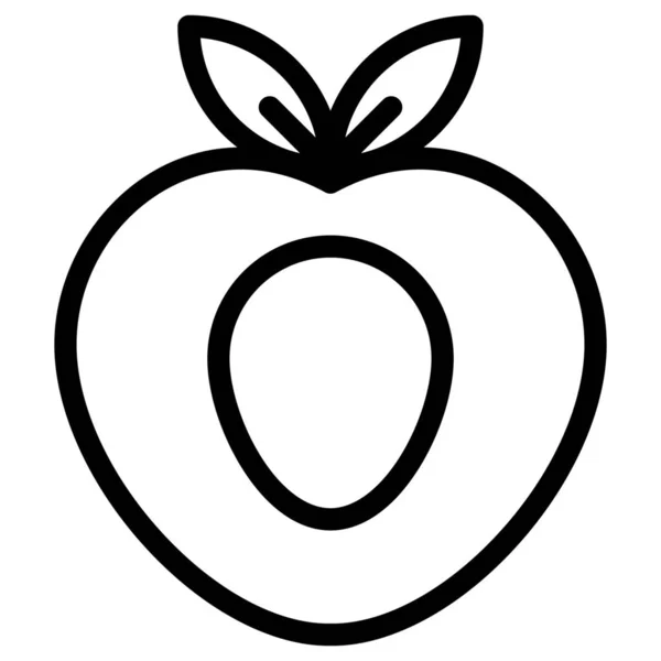 Frisches Fruchtsaft Symbol Outline Stil — Stockvektor