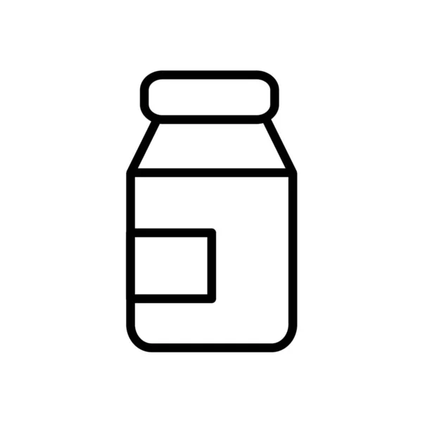 Bottle02 Health Care Icon Outline Style — стоковый вектор