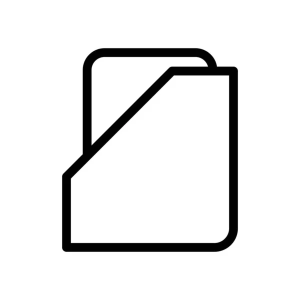 Archivcontainer Halter Symbol Outline Stil — Stockvektor