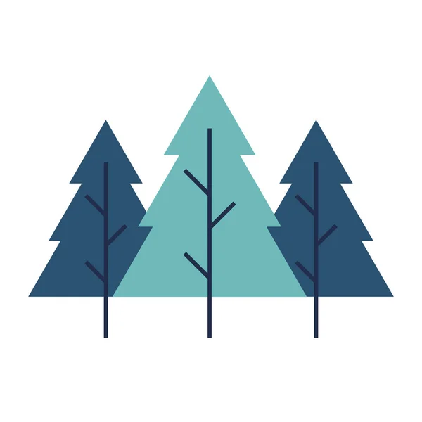 Camping Camping Forest Icon Estilo Plano — Vector de stock