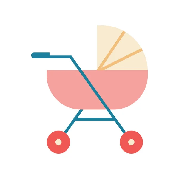 Icona Della Scuola Materna Infantile Neonati Bambini Categoria Infanzia — Vettoriale Stock