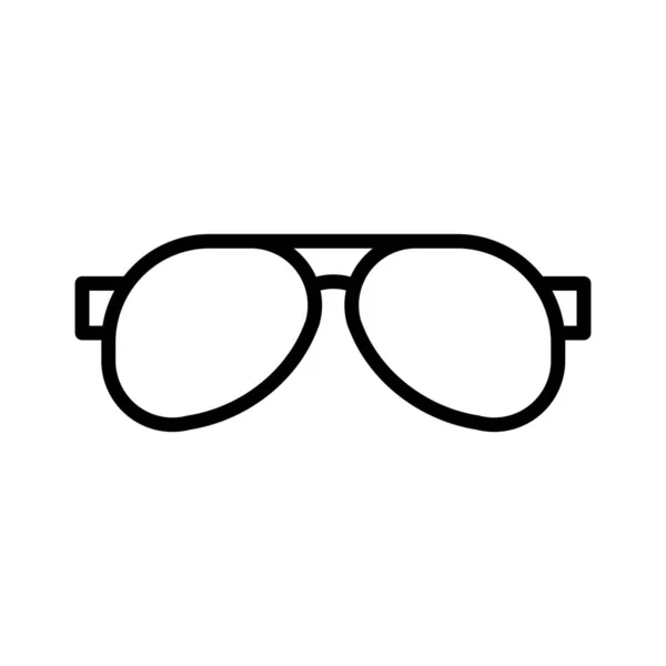 Aksesuar Gözlük Gözlüğü Simgesi — Stok Vektör