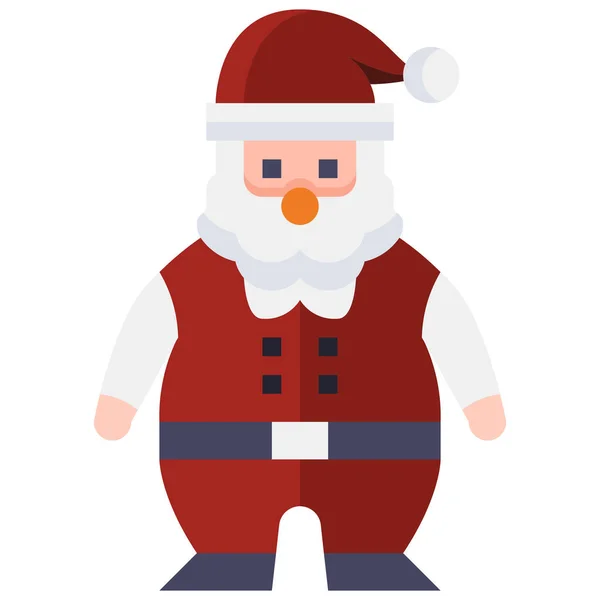 Santa Avatar Icône Noël — Image vectorielle