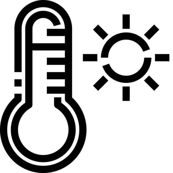 Celsius Grados Farenheit Icono Estilo Esquema — Archivo Imágenes Vectoriales