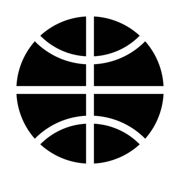 Boll Basket Basketboll Ikon — Stock vektor