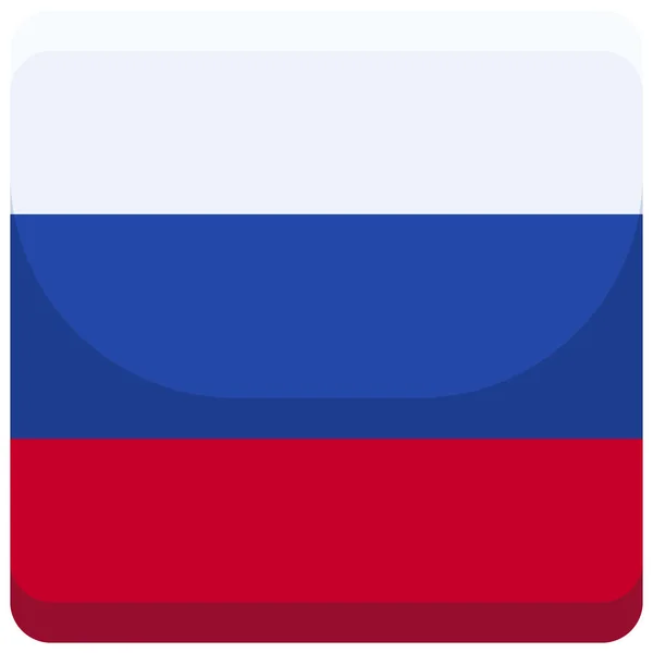 Ikona Narodu Flagi Hrabstwa Stylu Płaskim — Wektor stockowy