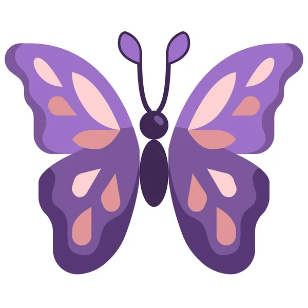 Ikona Zvířecího Motýla — Stockový vektor