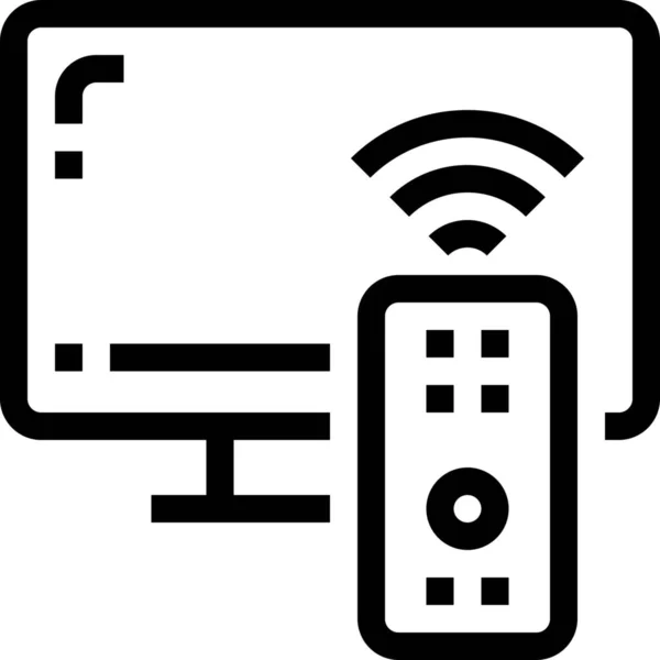 Apparaten Elektronica Huishouden Icoon Outline Stijl — Stockvector