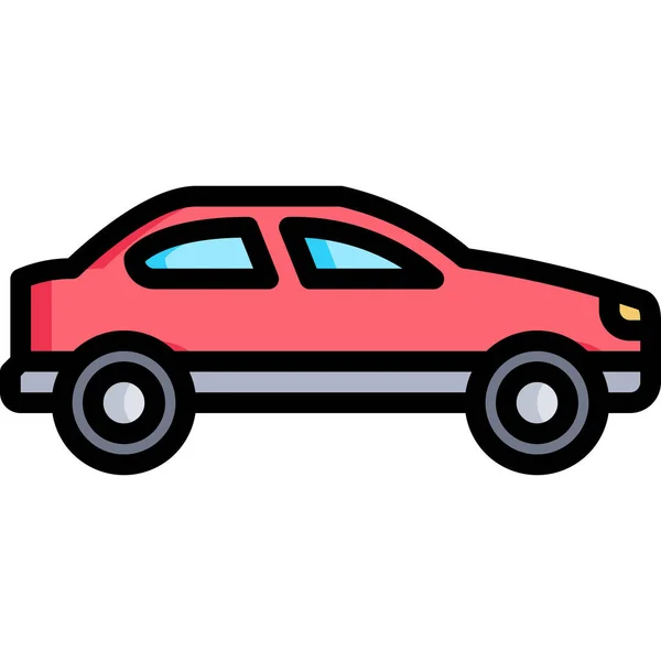 Véhicule Automobile Icône Transport — Image vectorielle