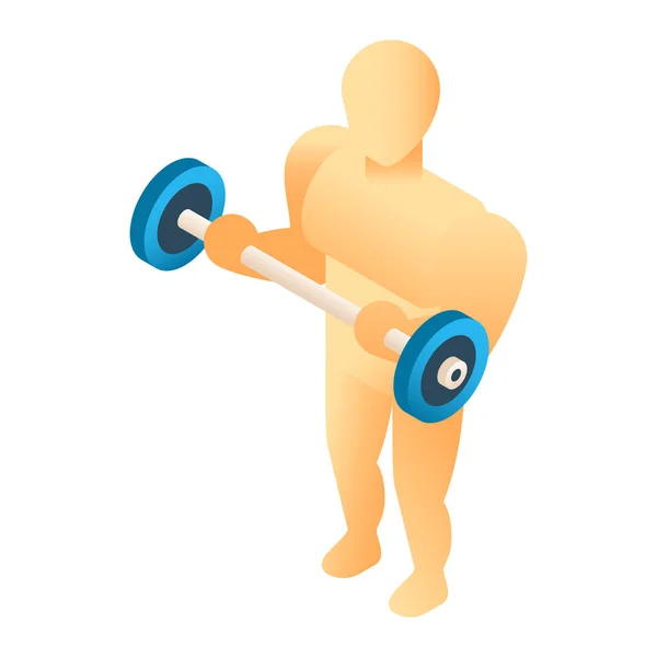 Icône Exercice Musculation — Image vectorielle