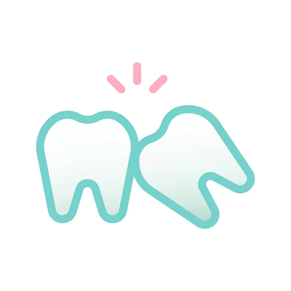 歯の健康アイコン — ストックベクタ