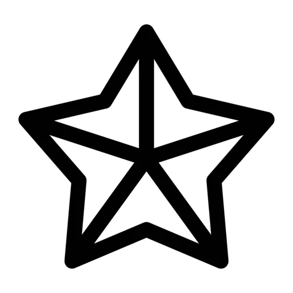 Christmas Star Decoration Icon Christmas Category — Stock Vector