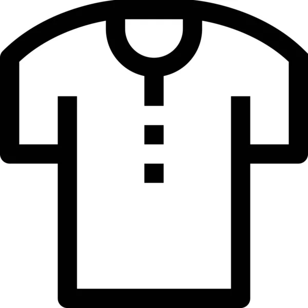 Apparel Cloth Clothes Icon Outline Style — Stock Vector