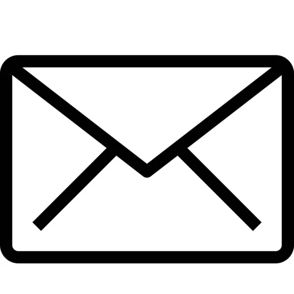 Ikona Obchodního Mailového Vybavení Stylu Osnovy — Stockový vektor