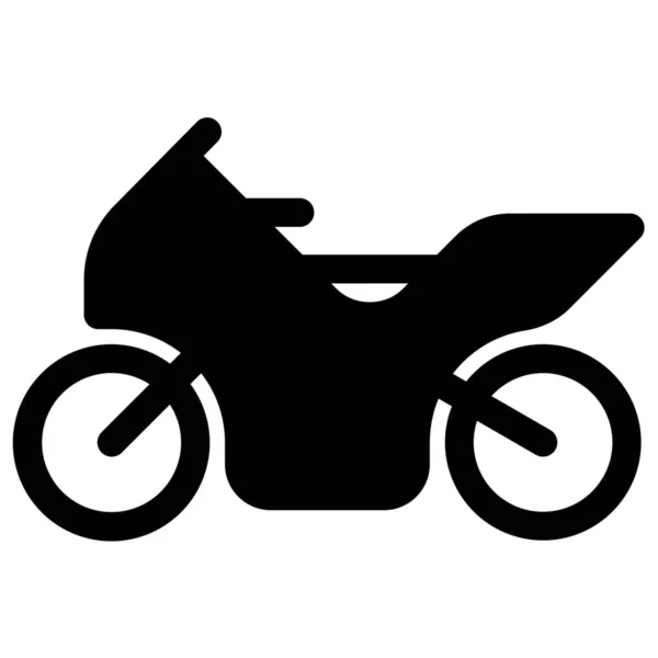 Bicicleta Extrema Mortorcycle Icono — Vector de stock