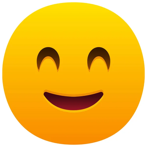 Emoticono Sonrisa Emoticono Icono — Archivo Imágenes Vectoriales