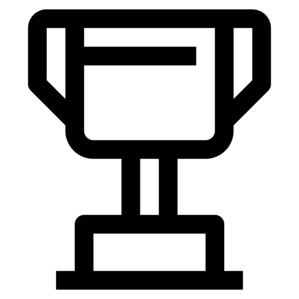 Award Fitness Game Icon Outline Style — 스톡 벡터