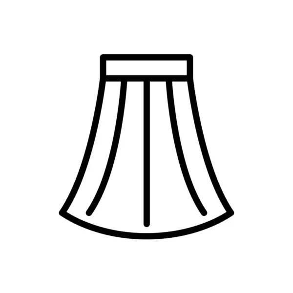 Икона Моды Юбки Лодыжки — стоковый вектор