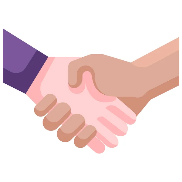 Agreement Cooperate Hand Icon — Stock Vector