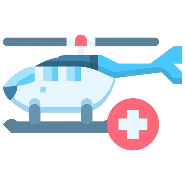 Ikona Transportu Szpitala Medycznego — Wektor stockowy