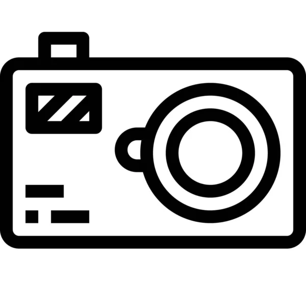 Camera Digitale Foto Pictogram Fotografie Categorie — Stockvector