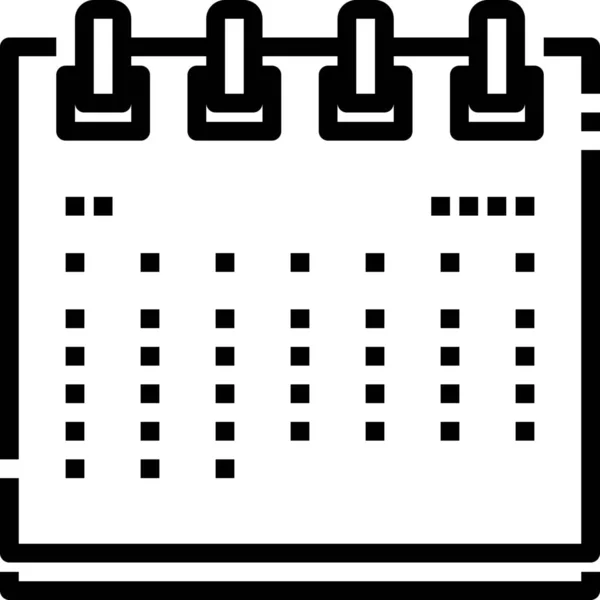 Administration Calendar Date Icon — Stock Vector