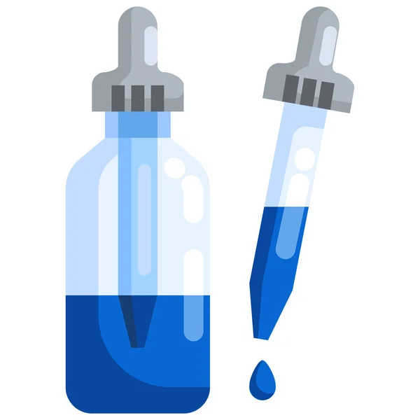 Bottle Dosage Dropper Icon — Stock Vector