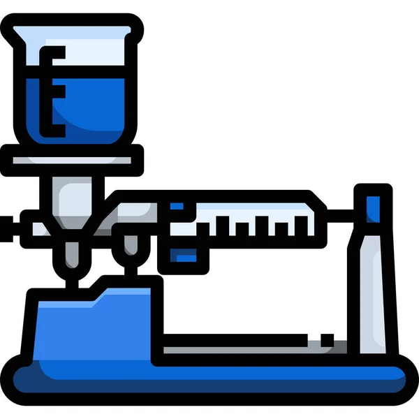 Balance Chemistry Equipment Icon — Stock Vector