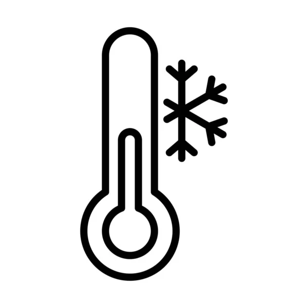 低温温度計のアイコン — ストックベクタ