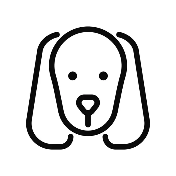 Animal Beagle Perro Icono — Vector de stock