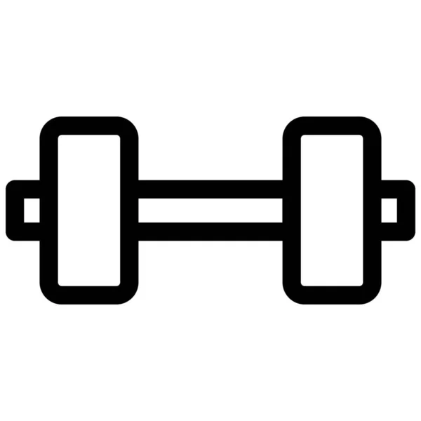 Bodybuilding Hantelhantelsymbol — Stockvektor