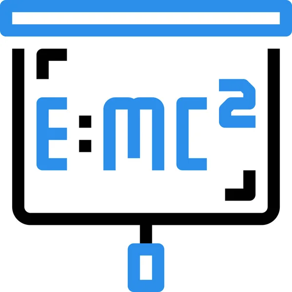 Presentation School Science Icon Outline Style — Stock Vector