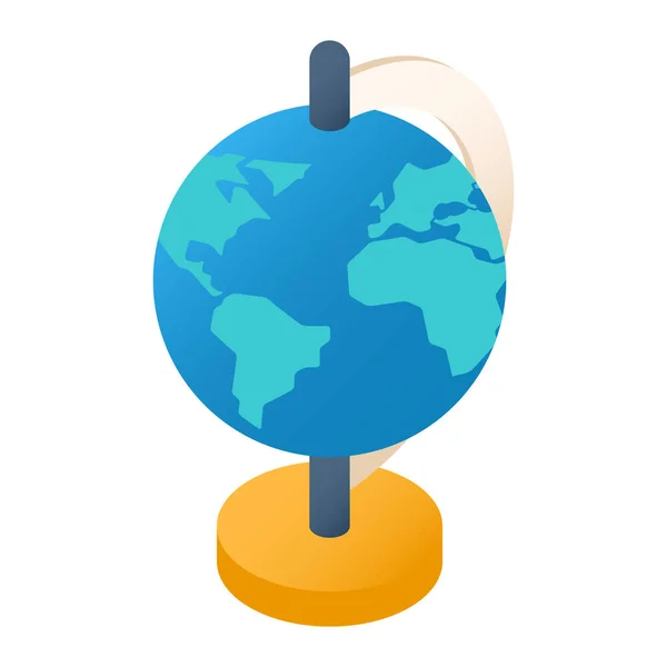 Globo Ícone Mapa Mundial —  Vetores de Stock