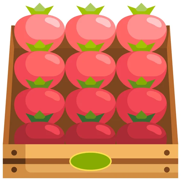 Box Food Supermarket Icon — Vector de stoc