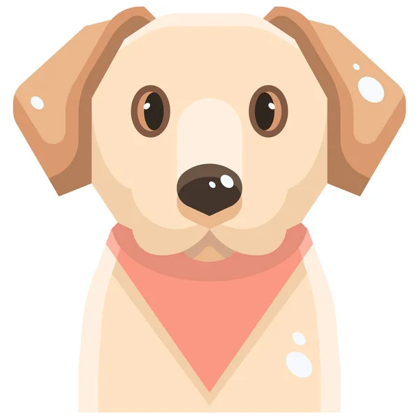 Ζώο Σκυλί Σκυλιών Εικονίδιο Επίπεδο Στυλ — Διανυσματικό Αρχείο