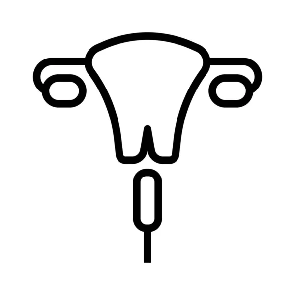 Test Pap Frottis Test Pap Icône Médicale — Image vectorielle
