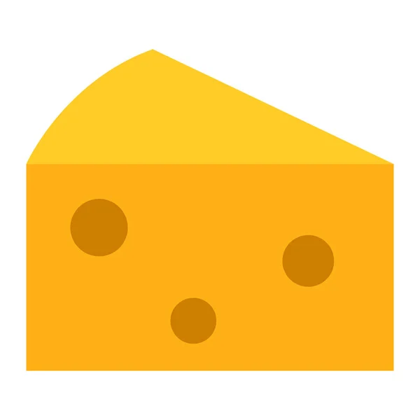 Ingredient Cheese Food Icon — Stock Vector