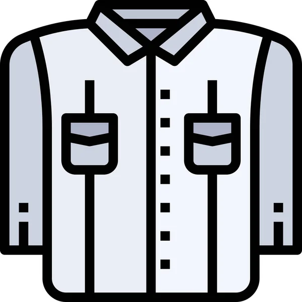 Ubrania Koszule Moda Ikona — Wektor stockowy