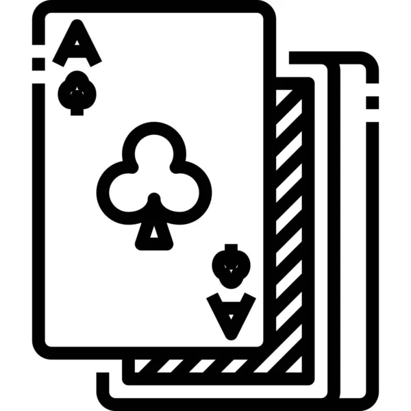 Значок Діамантів Карткового Казино Категорії Ігри Ігри — стоковий вектор