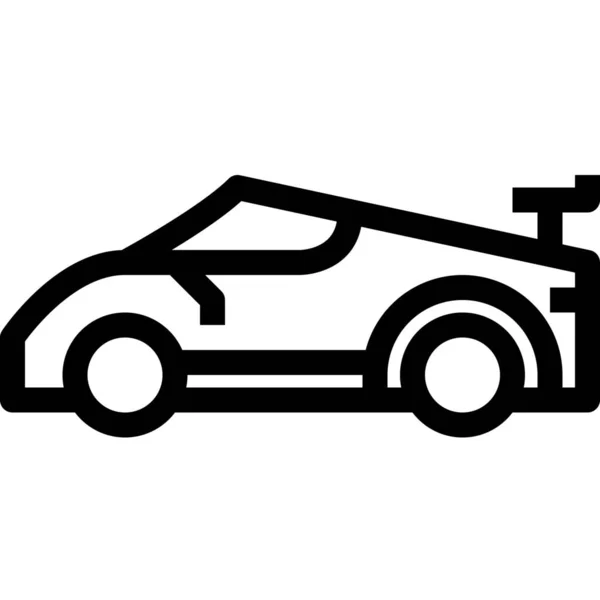 Иконка Автомобильного Транспорта Стиле Outline — стоковый вектор