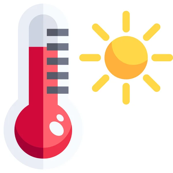 天気カテゴリの摂氏度のアイコン — ストックベクタ