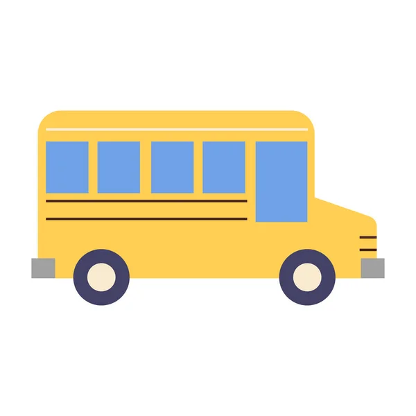 Икона Автобусной Детской Школы Категории Babies Kids Childhood — стоковый вектор