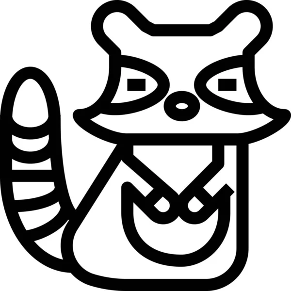 動物のアバターキャラクターアイコン概要スタイル — ストックベクタ