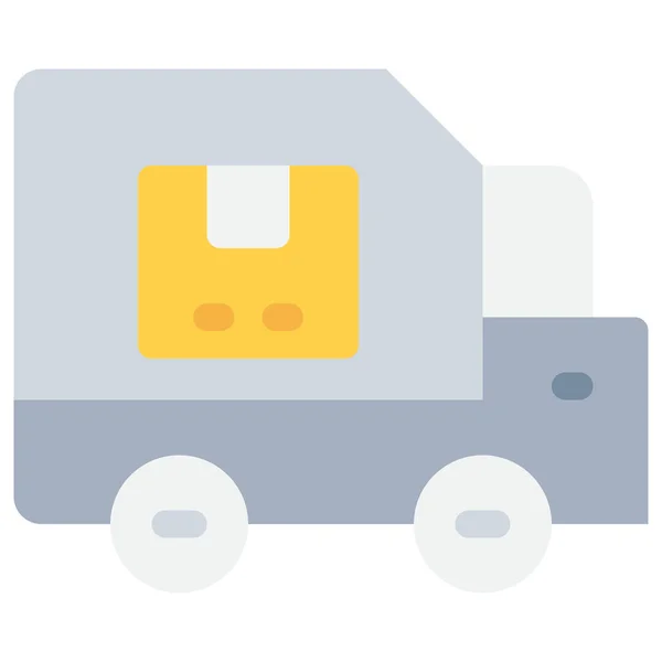 Delivery Freight Logistics Icon Flat Style — Stock Vector