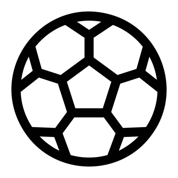 Sport Recreatie Voetbal Icoon — Stockvector