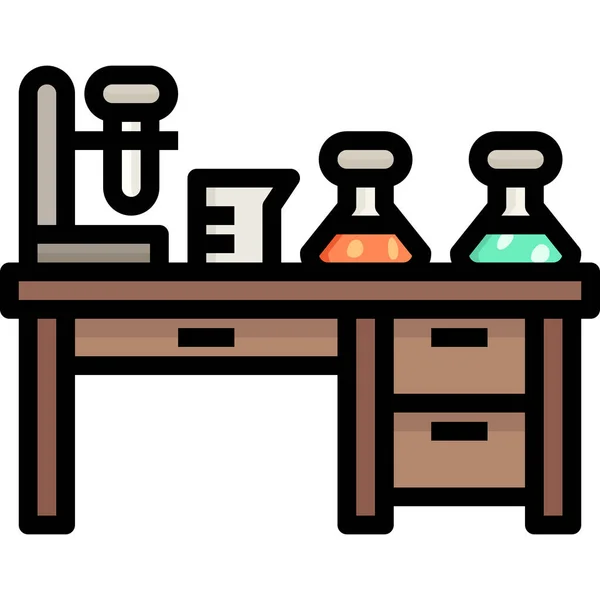 Scheikundige Chemie Icoon — Stockvector