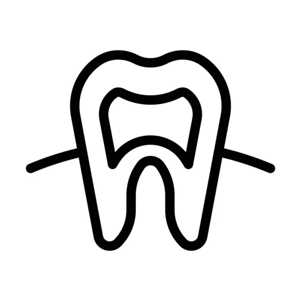 Икона Гигиены Зубов — стоковый вектор
