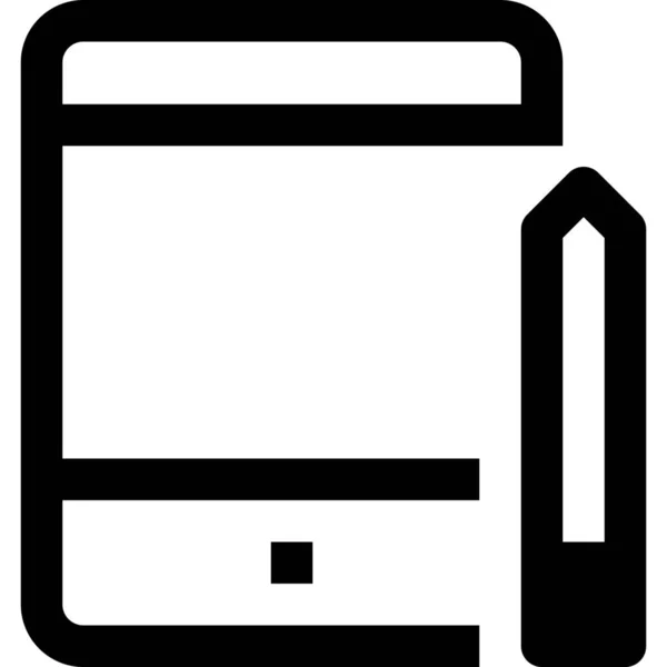 Иконка Устройства Офисного Оборудования Стиле Outline — стоковый вектор