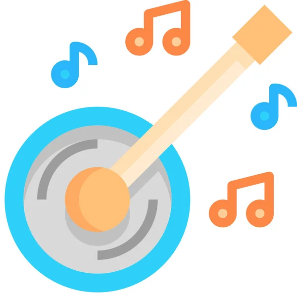 Ikona Muzyki Instrumentalnej Orkiestry — Wektor stockowy