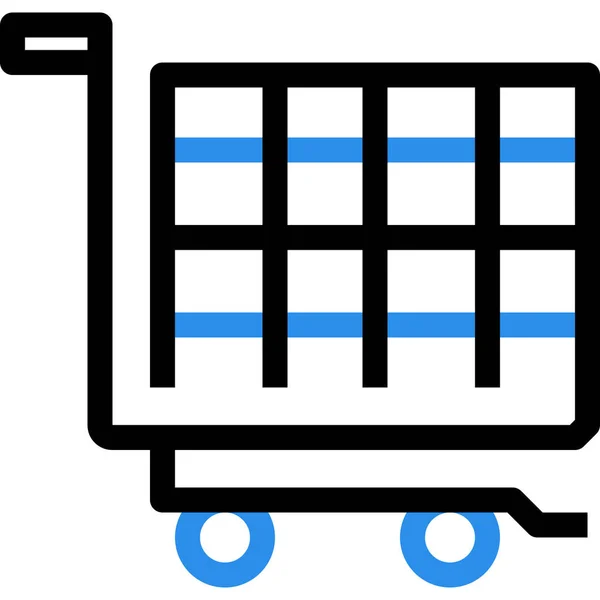 Buy Cart Shop Icon Outline Style — Stock Vector